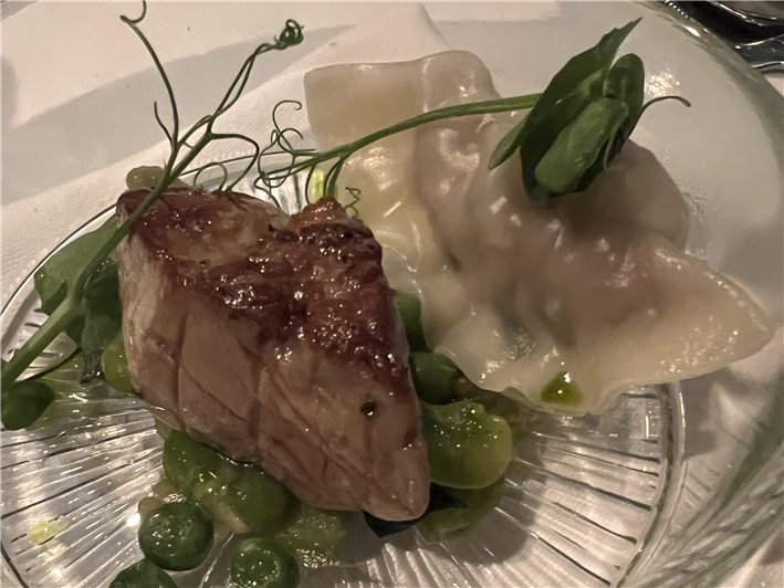 foie gras with dumpling